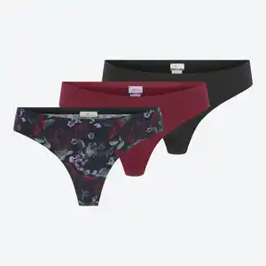 Damen-String, 3er-Pack