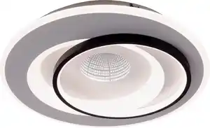 Light & More LED Deckenleuchte Lupin 3D-Effekt 40 W Metall warm-kaltweiß