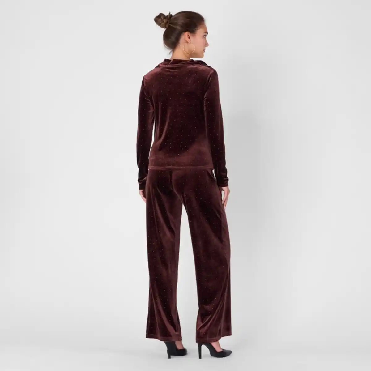 Bild 4 von Damen-Hose aus Samt mit elastischem Bund