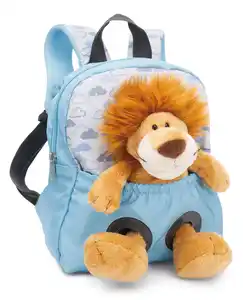 NICI Rucksack mit Plüschtier 21x26cm Löwe 25cm, 1 Stk