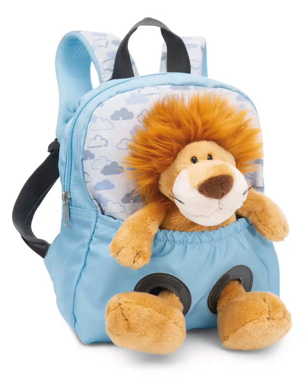 Bild 1 von NICI Rucksack mit Plüschtier 21x26cm Löwe 25cm, 1 Stk