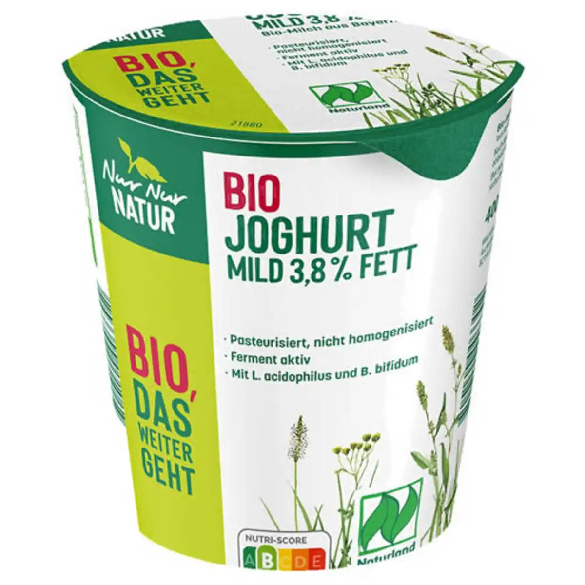 Bild 1 von NUR NUR NATUR Bio-Naturjoghurt 3,8 % Fett 400 g