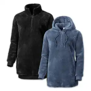 ELLENOR Kuschelfleece-Pullover für Damen