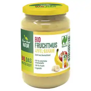 NUR NUR NATUR Bio-Fruchtmus 360 g, Apfel-Banane