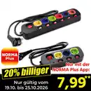 Bild 1 von Powertec Electric Einzeln schaltbare Steckdosen