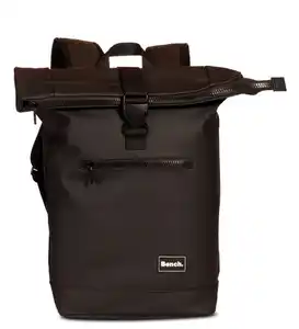 Bench. Rolltop-Rucksack schwarz, 0 schwarz