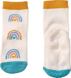 ALANA Stoppersocken mit Regenbogen-Muster, weiß, Gr. 23/24, 1 St