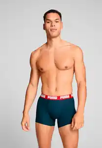 PUMA Boxershorts PUMA MEN EVERYDAY BASIC BOXERS 2P (Packung, 2er Pack) mit Puma Webbund