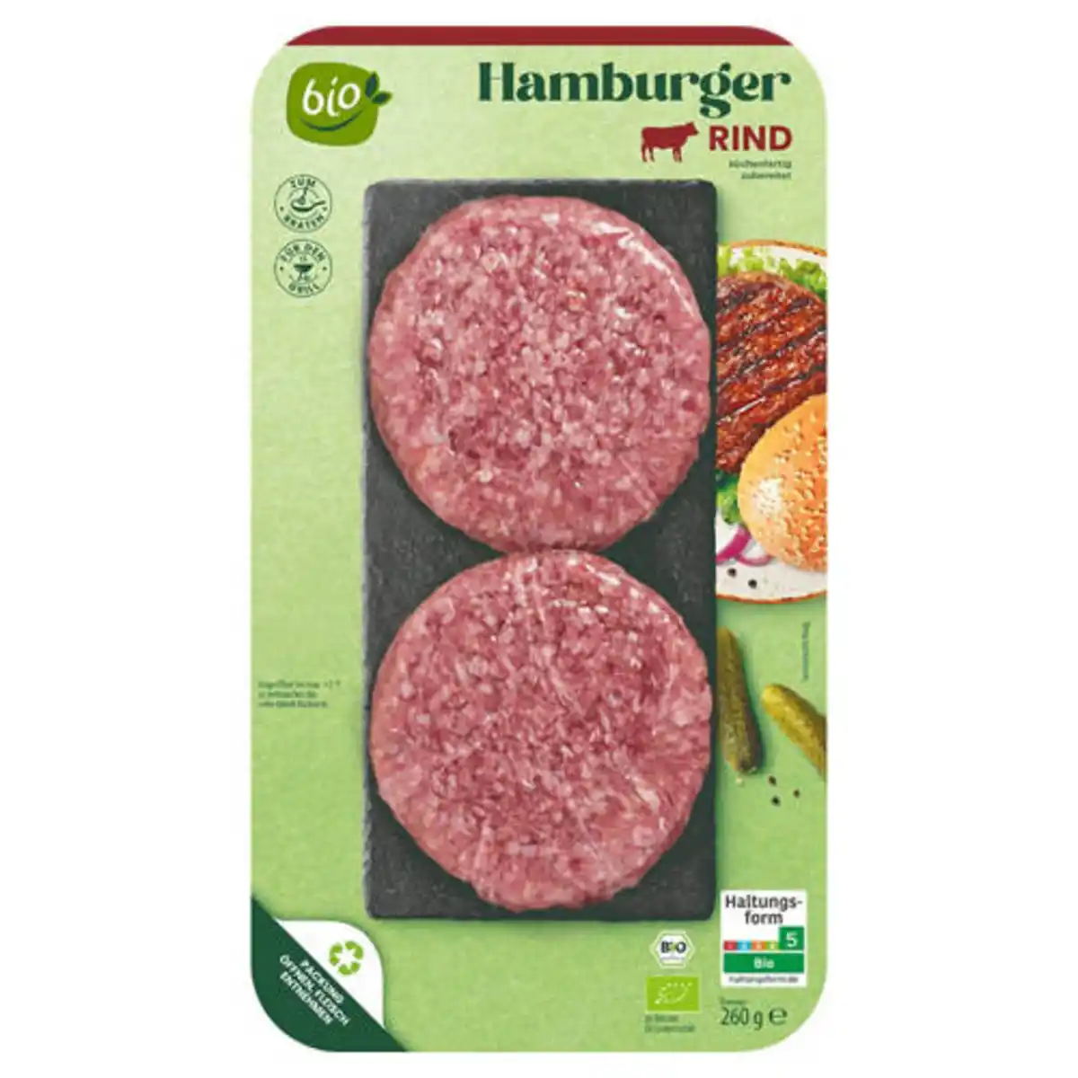 Bild 1 von Bio-Rinder-Burger 260 g