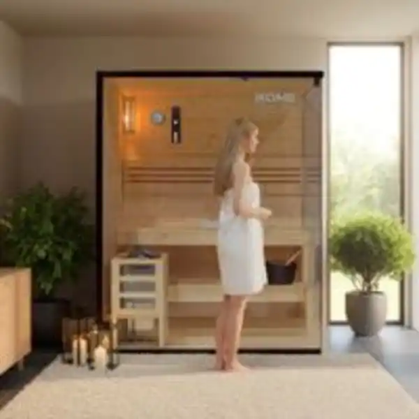 Bild 2 von Home Deluxe Traditionelle Sauna SHADOW - L