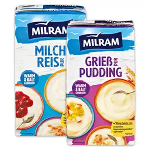 Milram Milchreis / Grießpudding