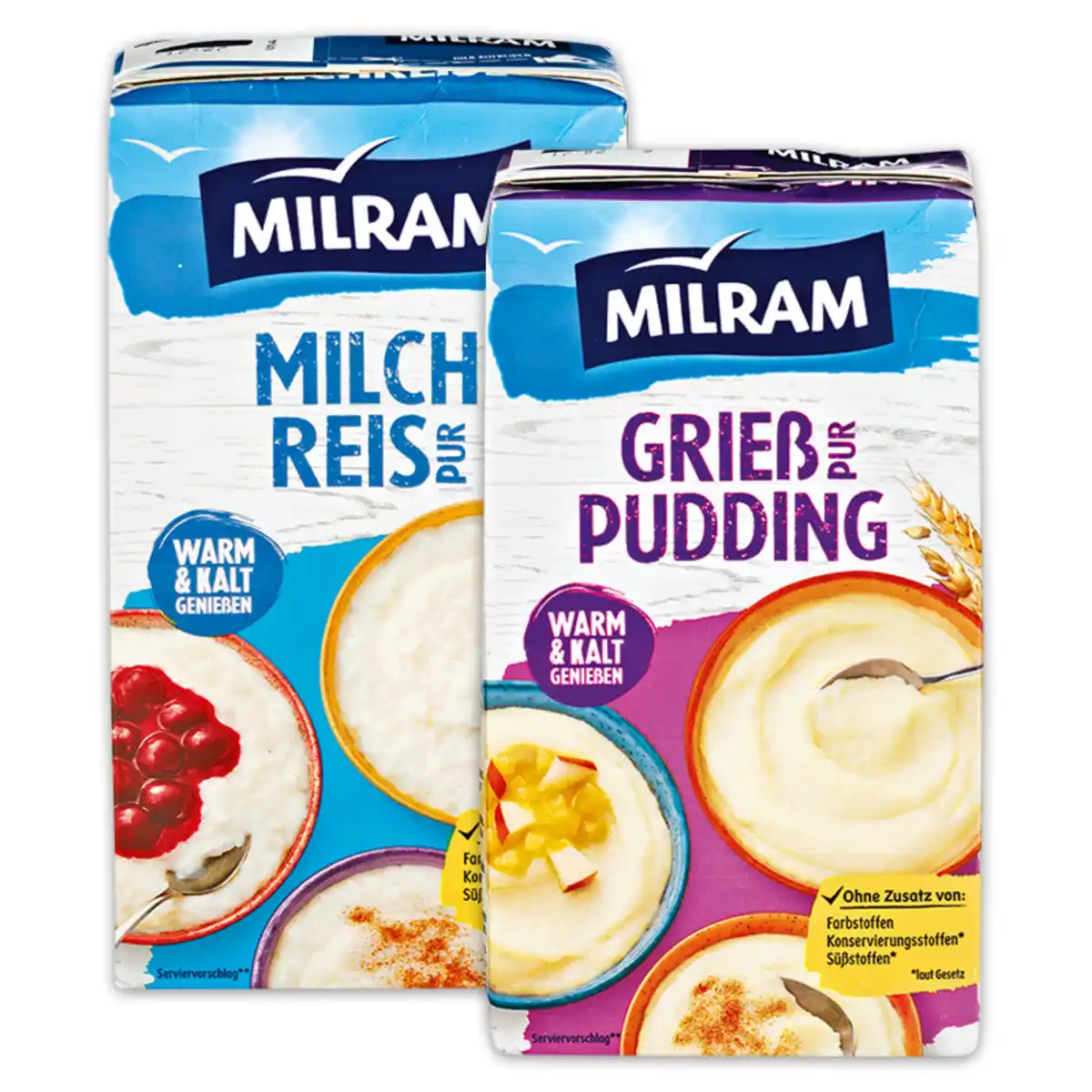 Bild 1 von Milram Milchreis / Grießpudding
