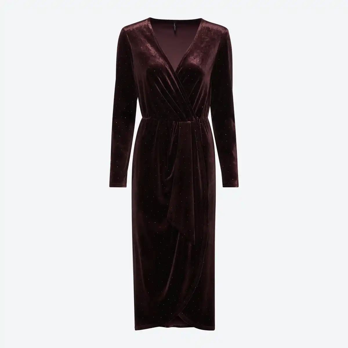 Bild 3 von Damen-Samtkleid mit Glitzersteinchen