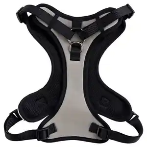 ROMEO LED-Hundegeschirr, Beige, L