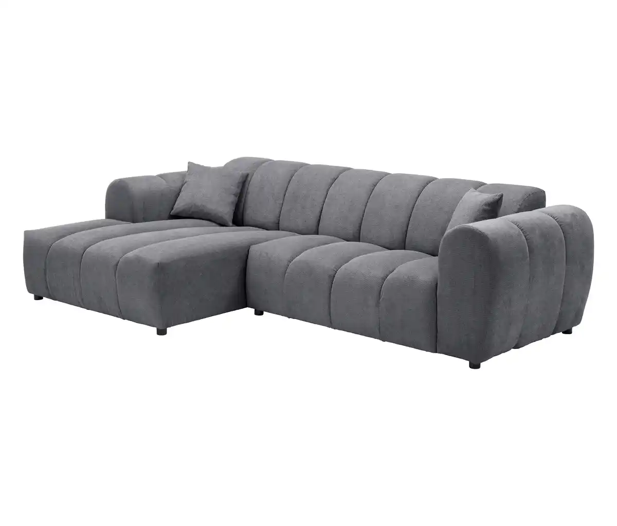 Bild 1 von Longchair links mit Sofa 2-Sitzer rechts »Loftwave«, grau