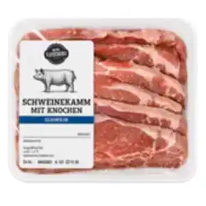 MEINE FLEISCHEREI Frischer Schweinekamm mit Knochen XXL