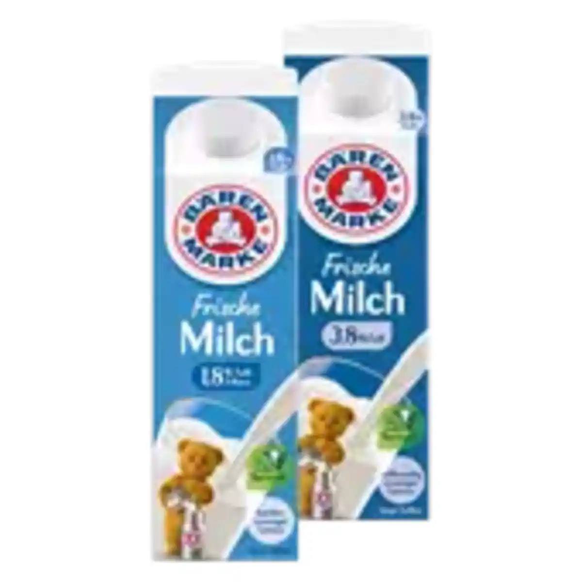 Bild 1 von Bärenmarke Frische Milch 3,8 % oder 1,8 % Fett