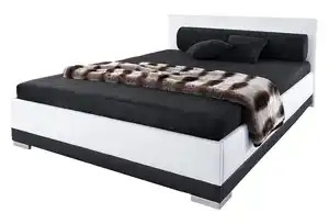 Maintal Polsterbett LAGO wahlweise mit Matratze & Bettkasten, Bezug: Kunstleder (Liegehöhe: 55cm - Für optimalen Einstiegskomfort), in verschiedenen Größen und Farben erhältlich