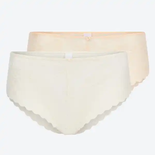 Bild 3 von Damen-Hipster mit Spitze, 2er-Pack