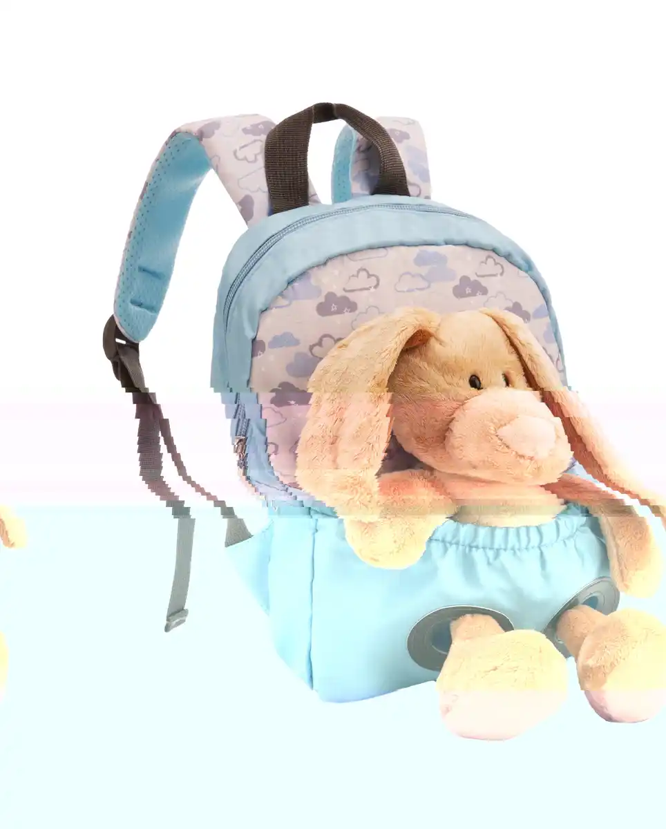 Bild 1 von NICI Rucksack mit Plüschtier Hase 21x26cm, 1 Stk