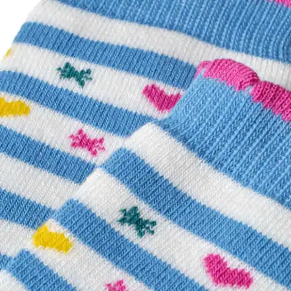 Bild 3 von ALANA Stoppersocken mit Regenbogen-Muster, blau & rosa, Gr. 25/26, 1 St