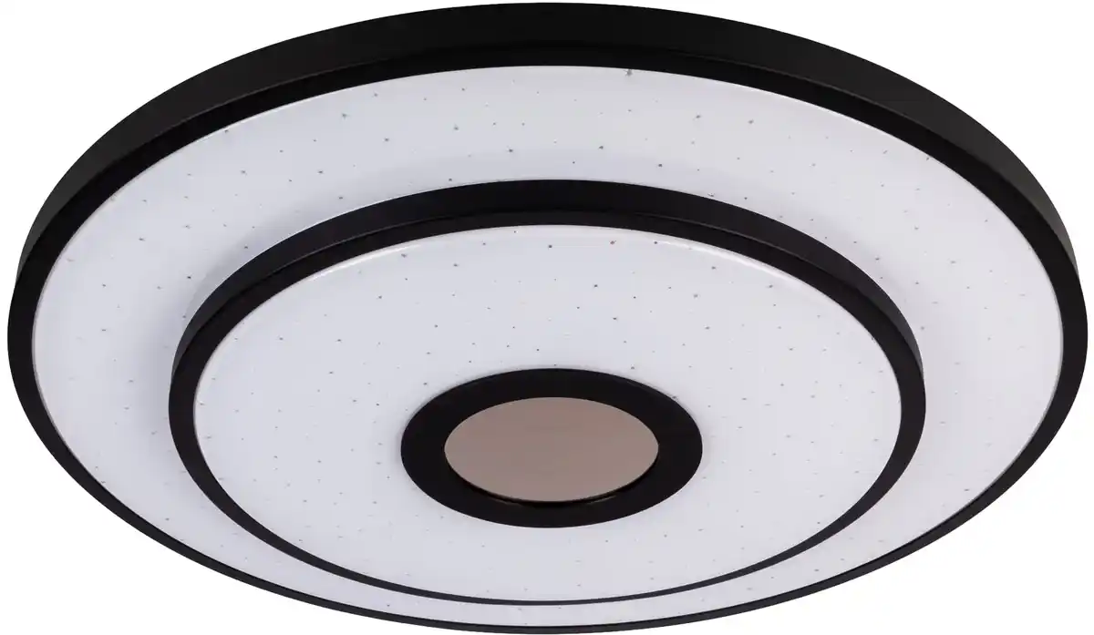 Bild 1 von Light & More LED-Deckenleuchte weiß/schwarz Ø 50 x 7 cm warmweiß-kaltweiß dimmbar