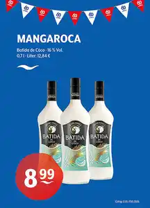 MANGAROCA Batida de Côco 16 % Vol.