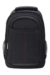 PAPERZONE Freizeit-Rucksack schwarz "Red Line", 1 Stk