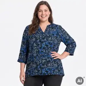 Damen-Bluse aus Viskose, große Größen