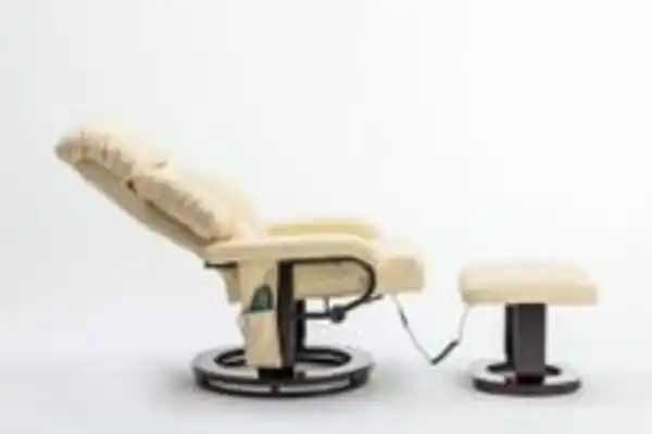 Bild 3 von Happy Home Massagesessel mit Fußhocker & Heizfunktion - Beige