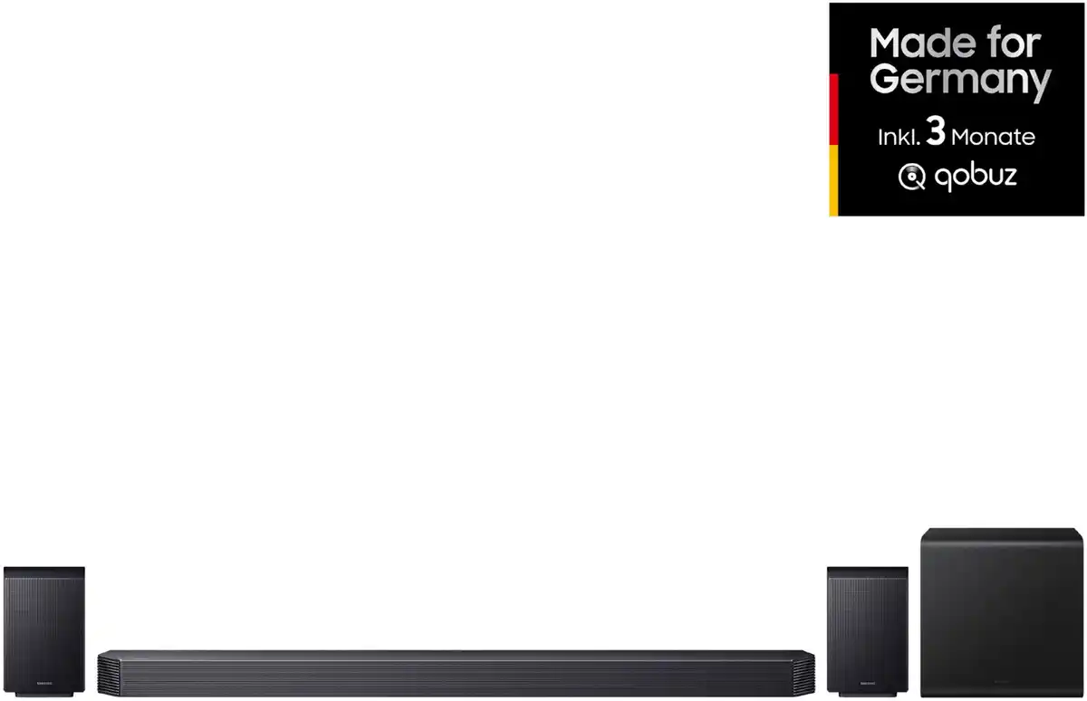 Bild 1 von HW-Q935GH Soundbar + Subwoofer + Surround titan schwarz
