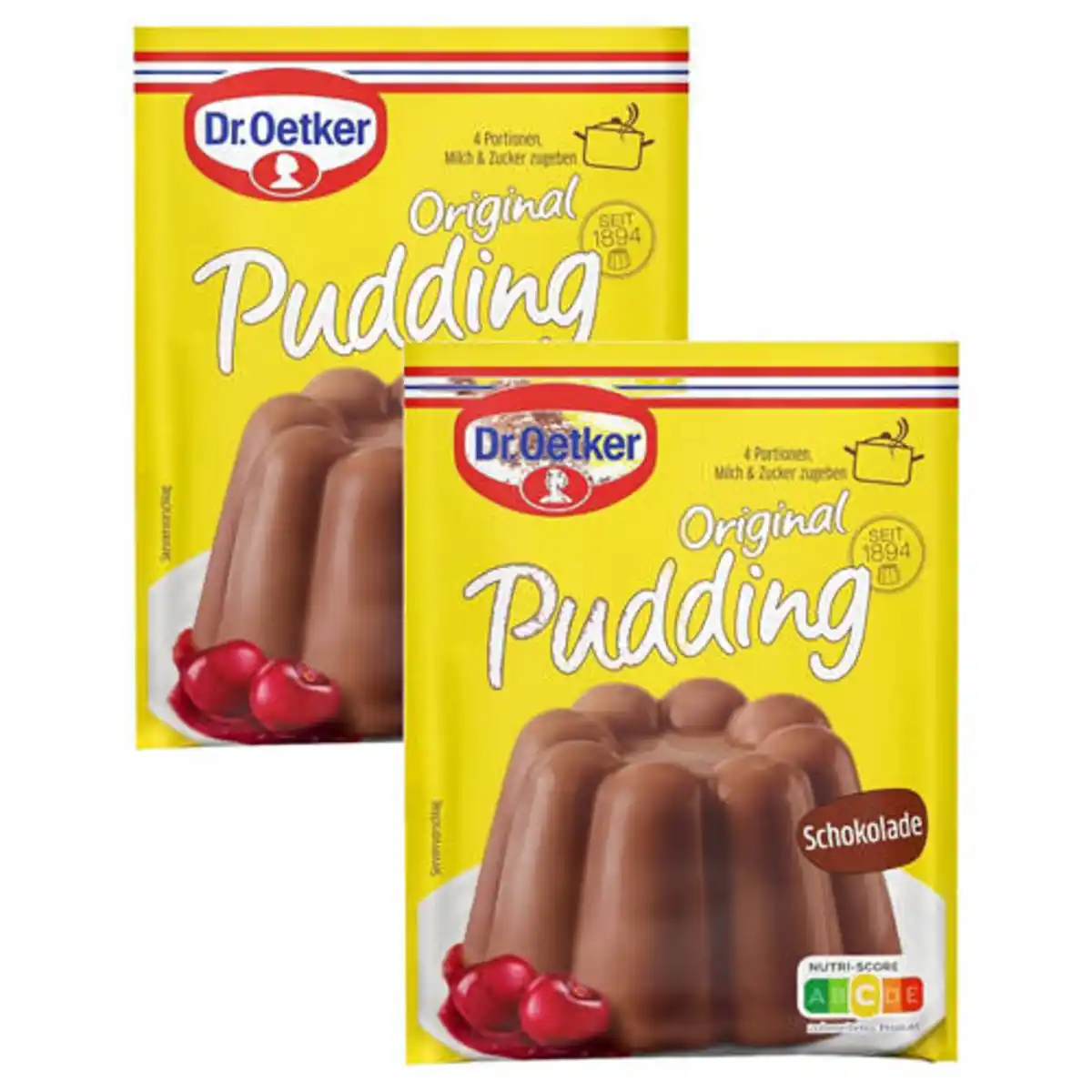 Bild 1 von DR. OETKER Puddingpulver 89 g, Schokolade 2er