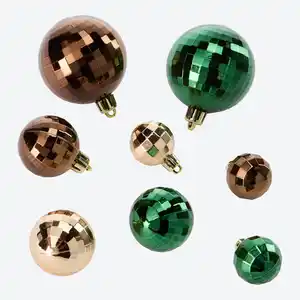 Baumkugel-Set im Discokugel-Design, 8-teilig