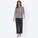 Bild 1 von Damen-Schlafanzug mit Schlangenprint, 2-teilig