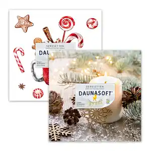 Daunasoft Motivservietten