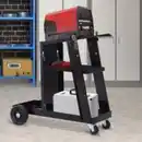 Bild 2 von Tech-Craft Schweißwagen, Gasflaschenwagen, mit Sicherheitskette, 3 Regale, schwarz