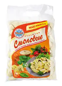 Teigtaschen "Pelmeni Stolovye" mit Hühner- und Schweinefleis...