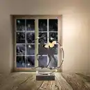 Bild 1 von LED-Metallring mit Timerfunktion, ca. 21x6x24 cm