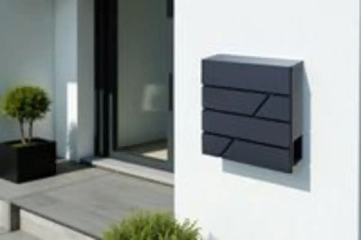 Bild 3 von Hardin 1fachgut Briefkasten, ca. 37 x 37 x 11 cm - Anthrazit