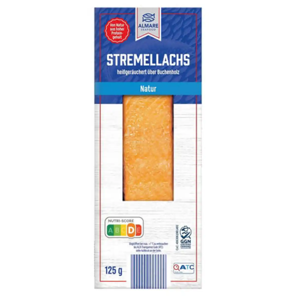 Bild 1 von ALMARE SEAFOOD Stremellachs 125 g, Natur