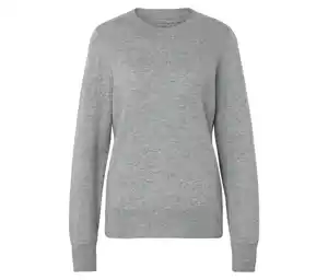 Strickpullover mit Cashmere, grau mel.