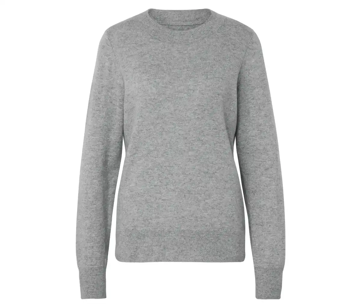 Bild 1 von Strickpullover mit Cashmere, grau mel.