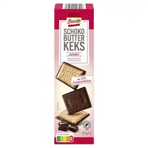 BISCOTTO Schoko Butterkeks 125 g, Zartbitter