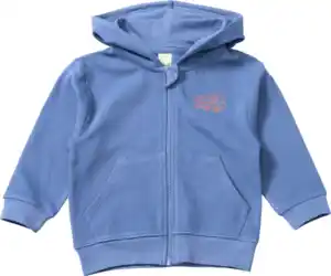 ALANA Sweatjacke mit Ripp-Struktur & Truck-Stickerei, blau, Gr. 116, 1 St