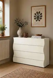 Home affaire Kommode, Onda, 89cm breit, Kaschmir matt, mit 4 Schubladen, Made in Italy