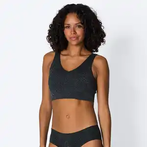 Damen-Bralette ohne Bügel mit Glitzer