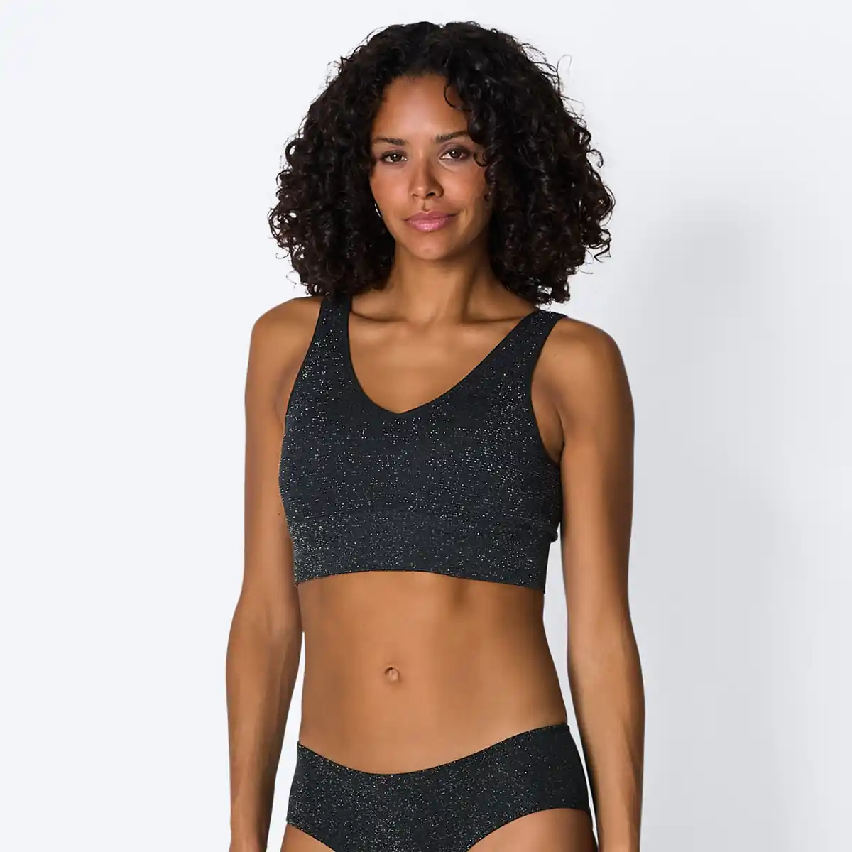 Bild 1 von Damen-Bralette ohne Bügel mit Glitzer