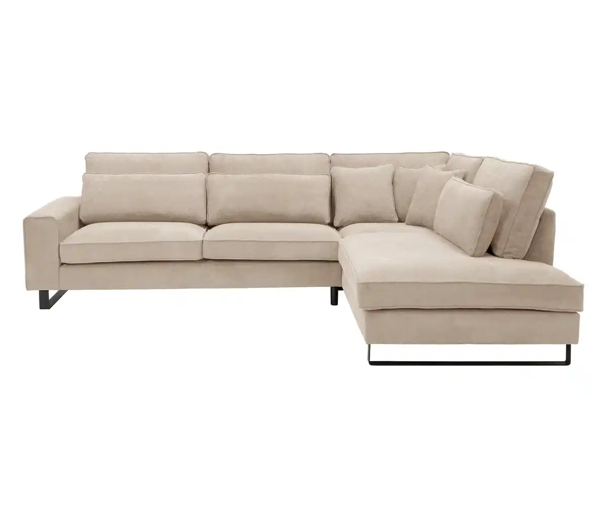 Bild 1 von Ecksofa rechts mit Sofa 2,5-Sitzer links »Veluno«, beige