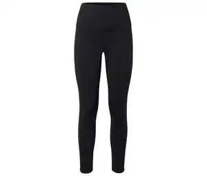 Thermo-Sportleggings, schwarz