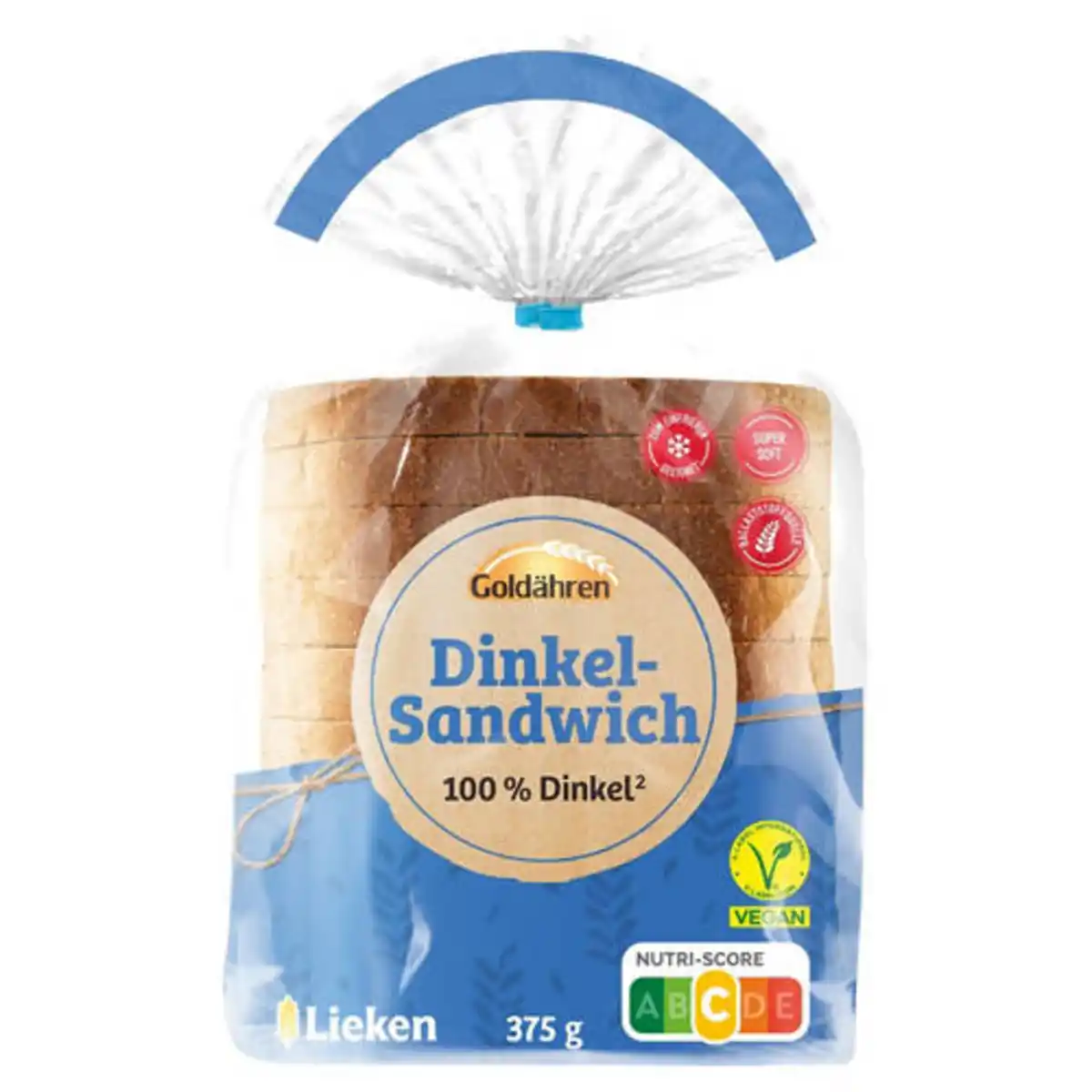 Bild 1 von GOLDÄHREN Kleiner Sandwichtoast Dinkel 375 g